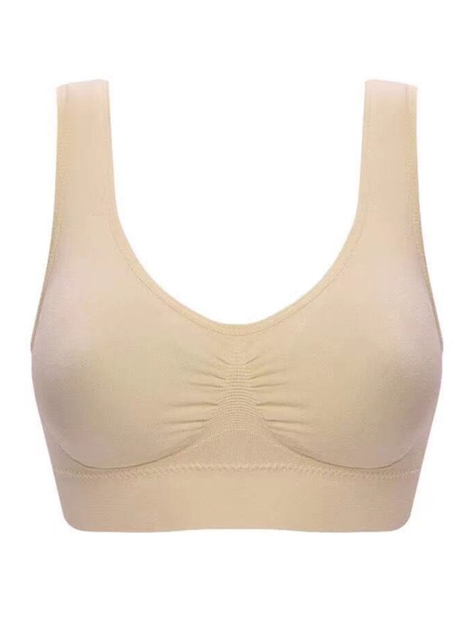 Push Up Breathable Soft Seamless Sports Bra