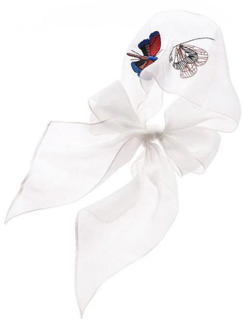 Casual Natural Style Embroidered Butterfly Scarf Accessories