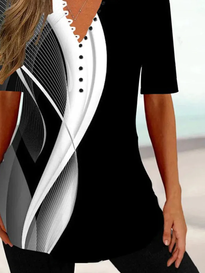 Jersey Loose Others Casual Shirt