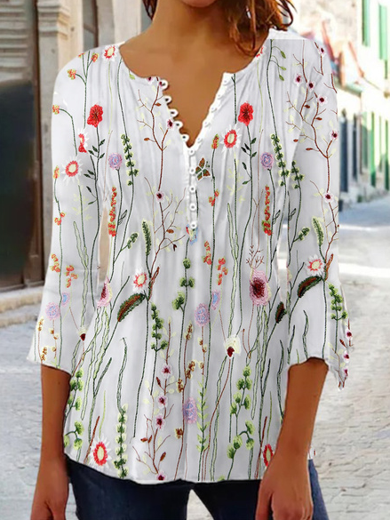 Casual Regular Fit Buckle Shirt