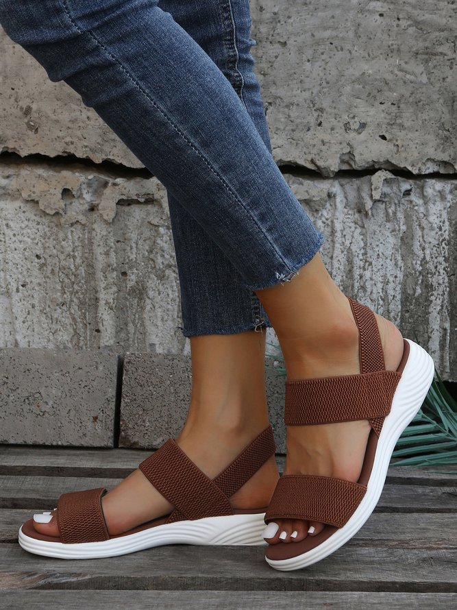 Comfy Flyknit Slingback Sports Sandals