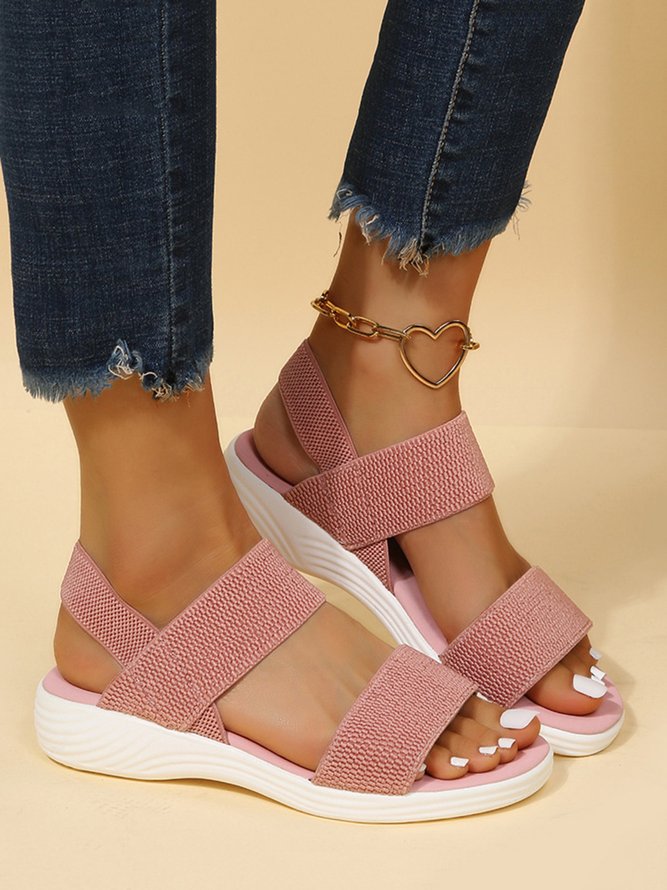 Comfy Flyknit Slingback Sports Sandals