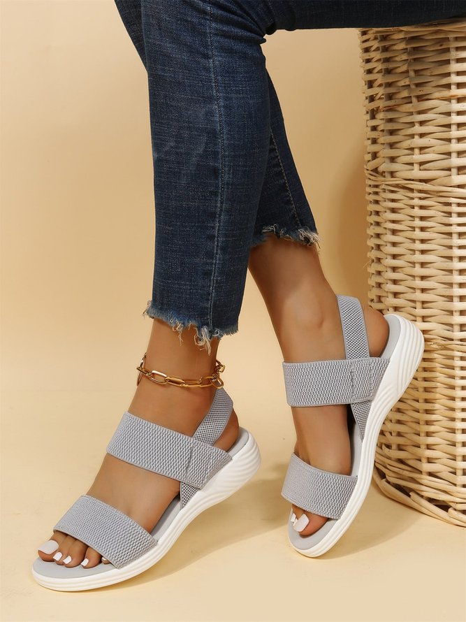 Comfy Flyknit Slingback Sports Sandals