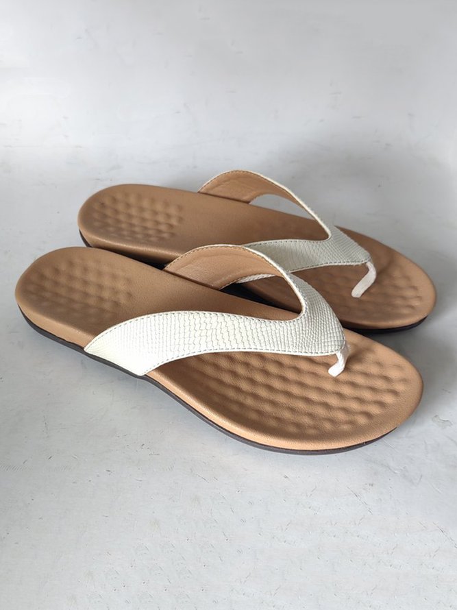 Casual Flat Heel Flip-flops Slide Sandals