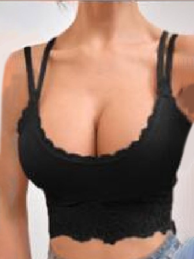 Sexy Lace High Elasticity Camisole Bra