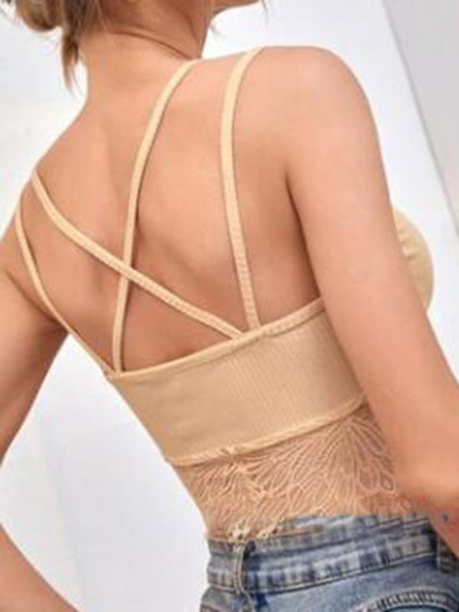 Sexy Lace High Elasticity Camisole Bra