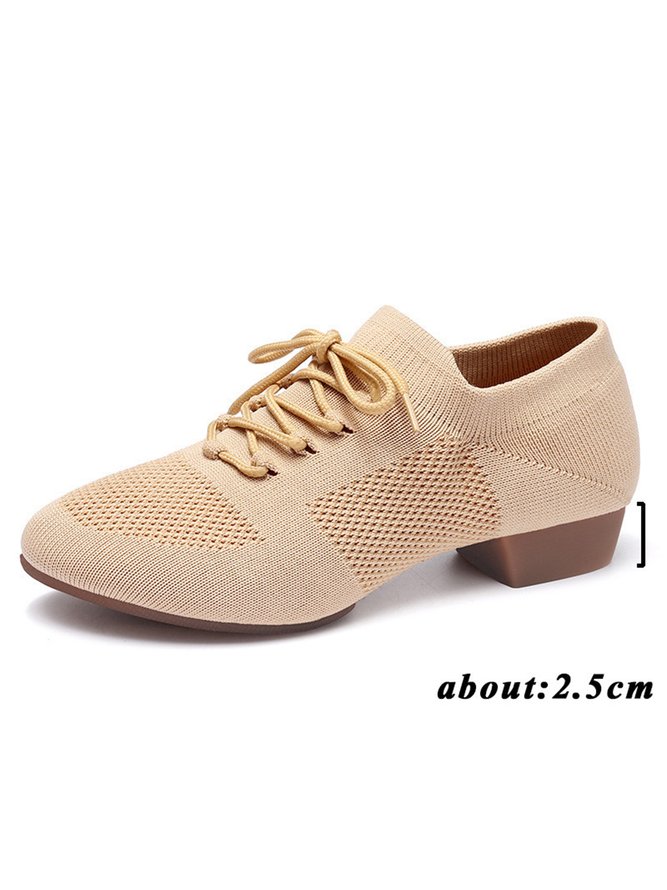 Breathable Mesh Fabric Party Dance Shoe