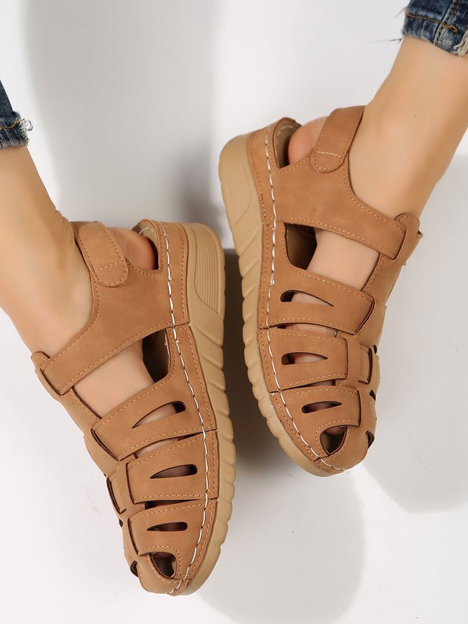 Retro Casual Widened Soles Non-slip Fisherman Sandals