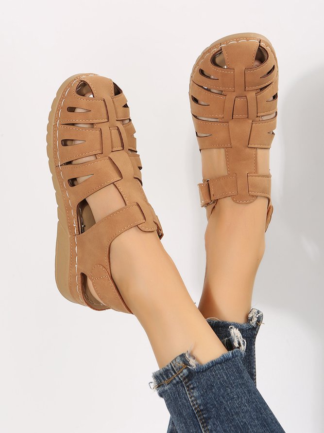 Retro Casual Widened Soles Non-slip Fisherman Sandals