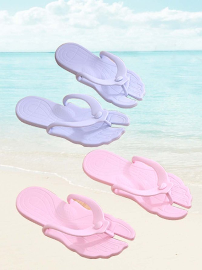 Beach Vacation Travel Portable Folding Flip Flops