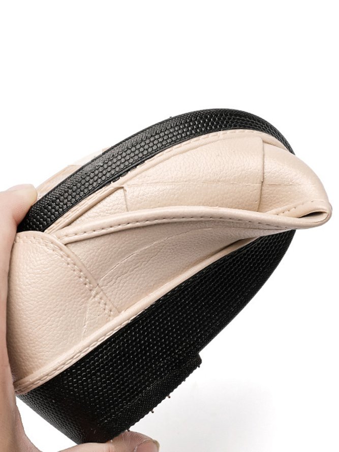 Comfortable Soft Sole Bowknot Pointed Toe Wedge Shoes