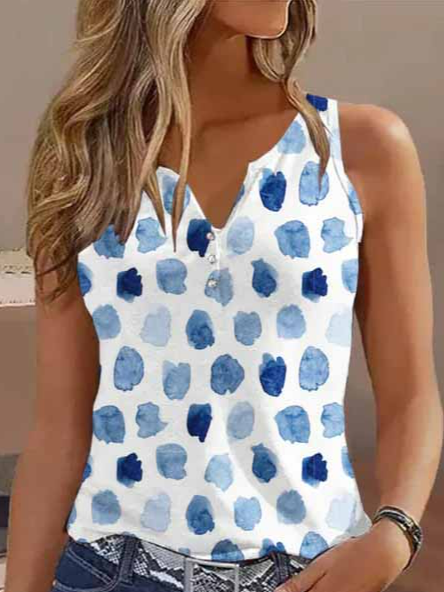 Jersey Casual Loose Tank Top