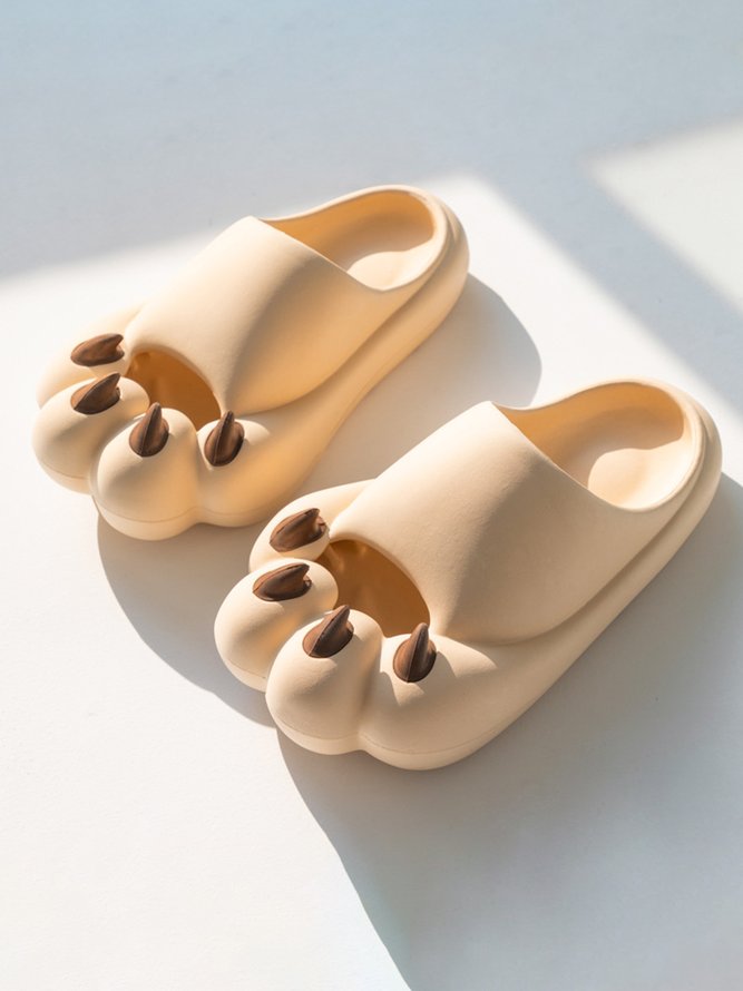 Lovely Bear Claw Home Slippers