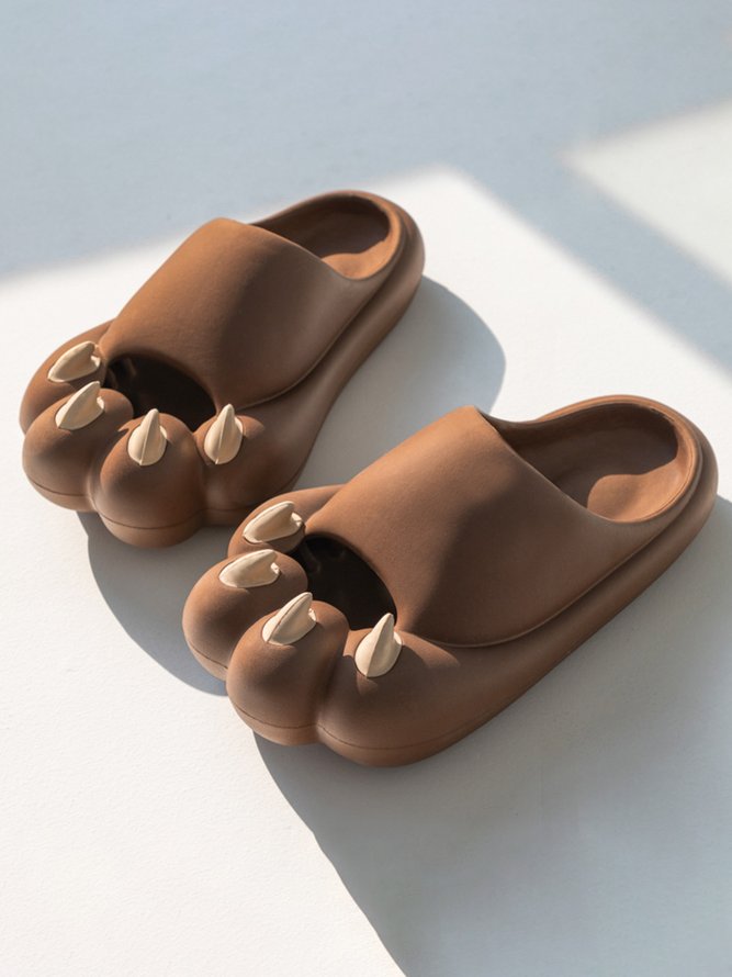 Lovely Bear Claw Home Slippers