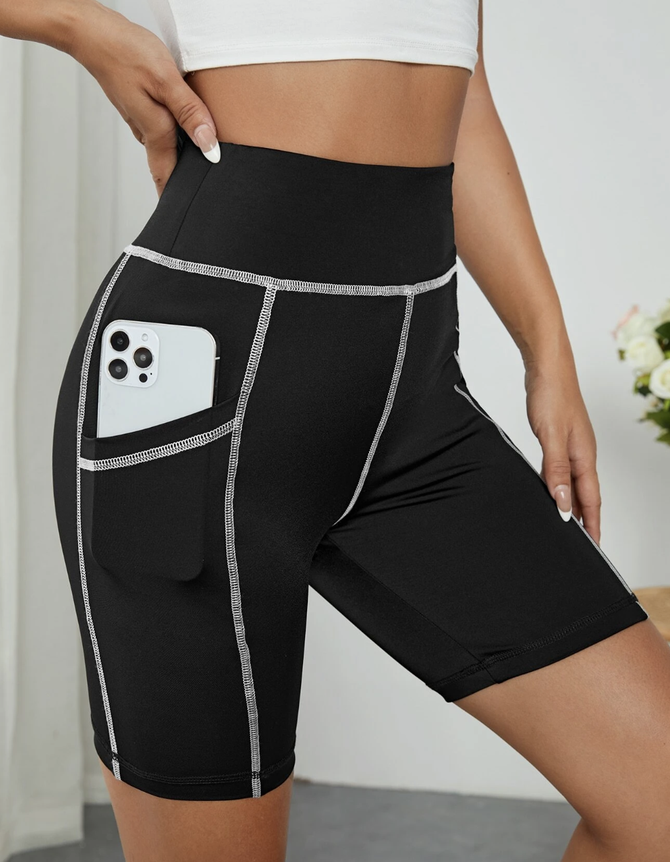 Casual Tight Plain Jersey Leggings