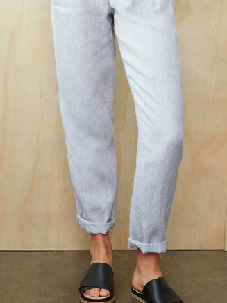 Regular Fit Polyester Cotton Casual Plain Pants