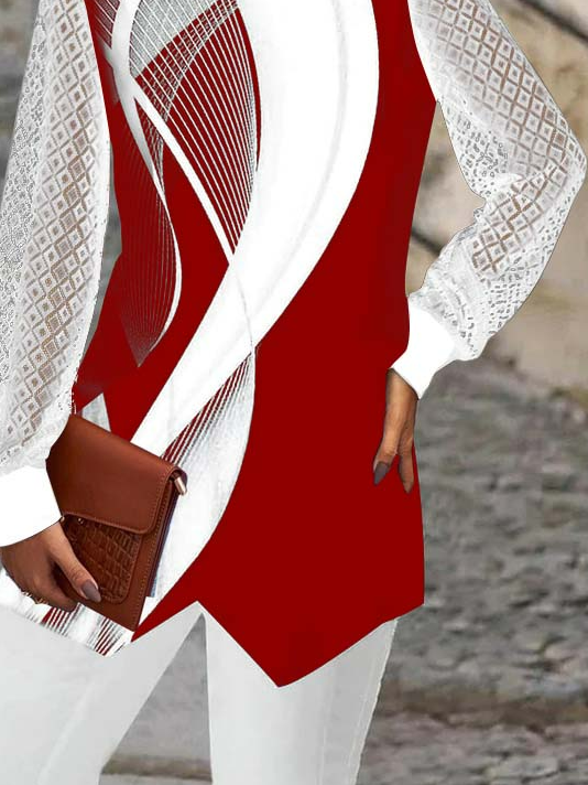 Color Block Casual Shirt