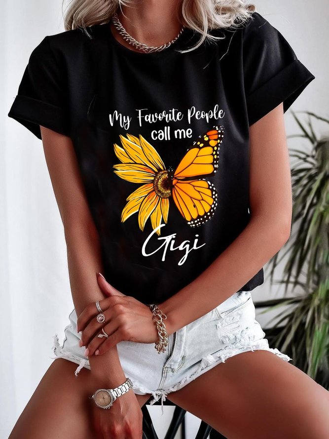 Women’s My Favorite People Call Me Gigi  T-Shirt