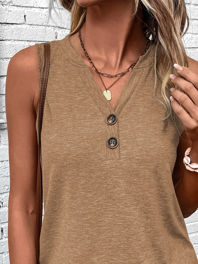 V Neck Casual Loose T-Shirt