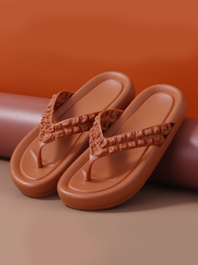 Beach Vacation Waterproof Flip Flops