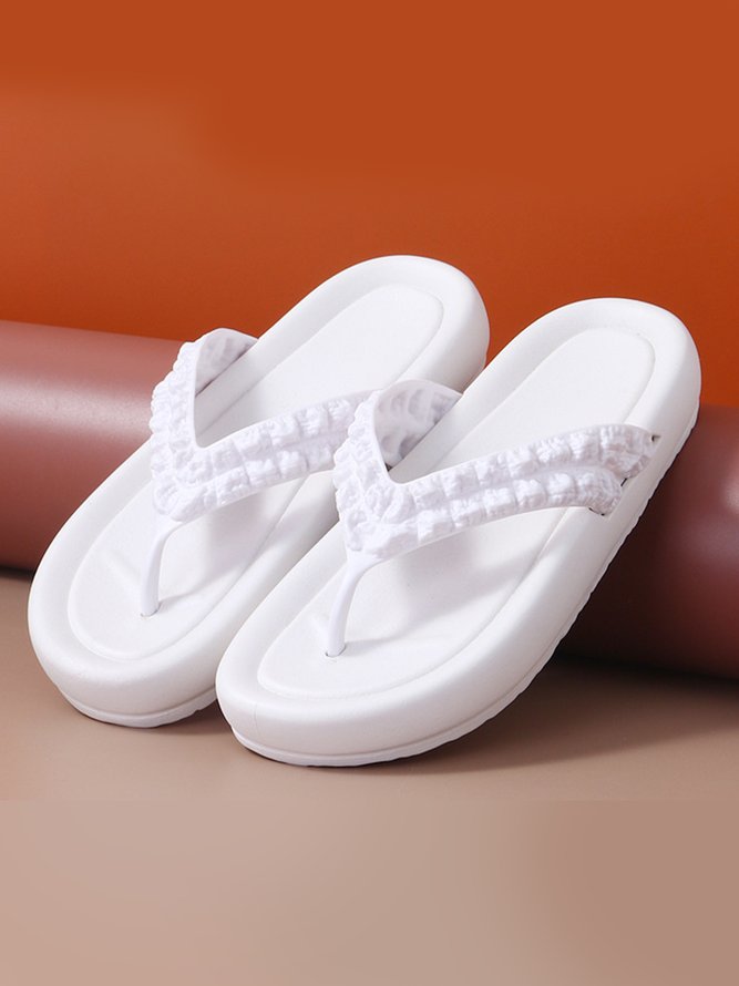 Beach Vacation Waterproof Flip Flops