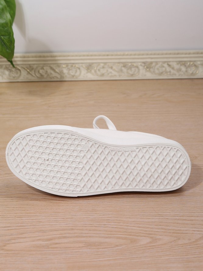 Women's Casual Lace-Up Canvas Shoes