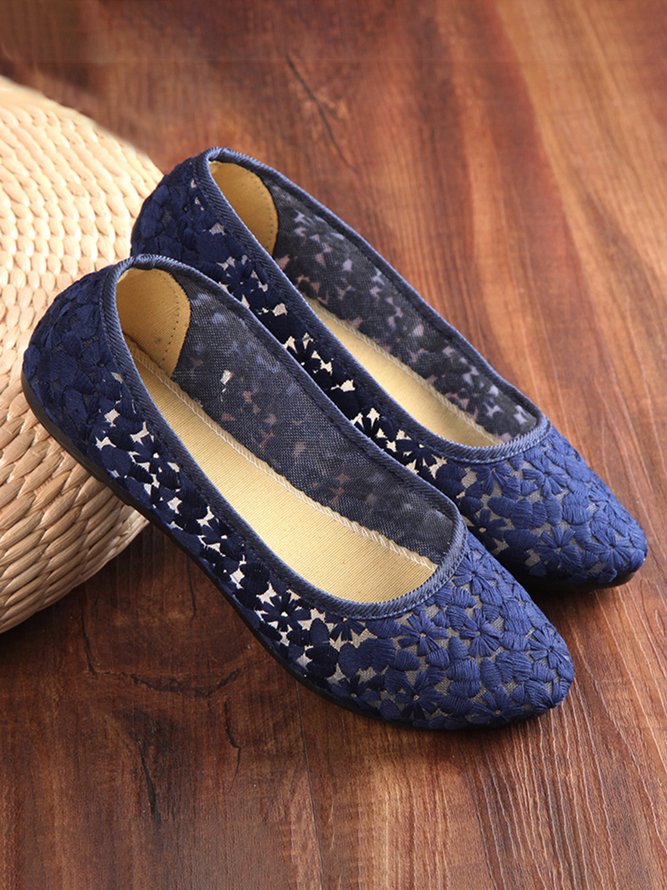 Comfortable Soft Sole Lace Pumps