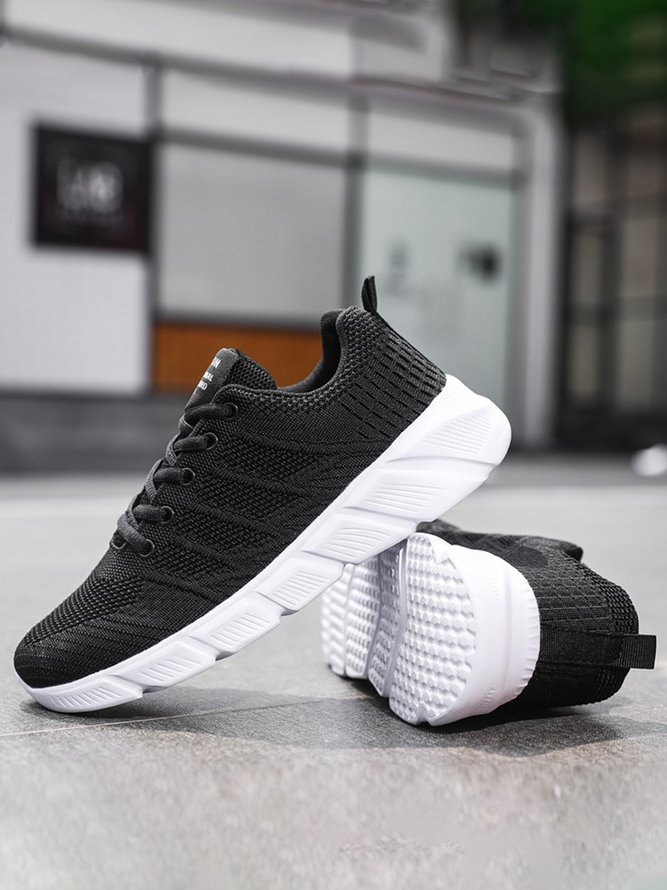 Breathable Flyknit Casual Running Shoes