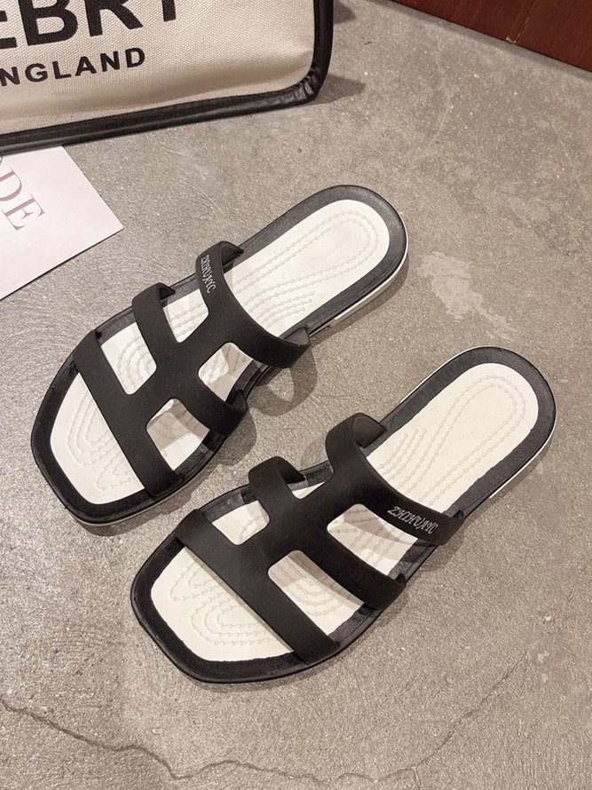 Hollow Out Waterproof Beach Slippers