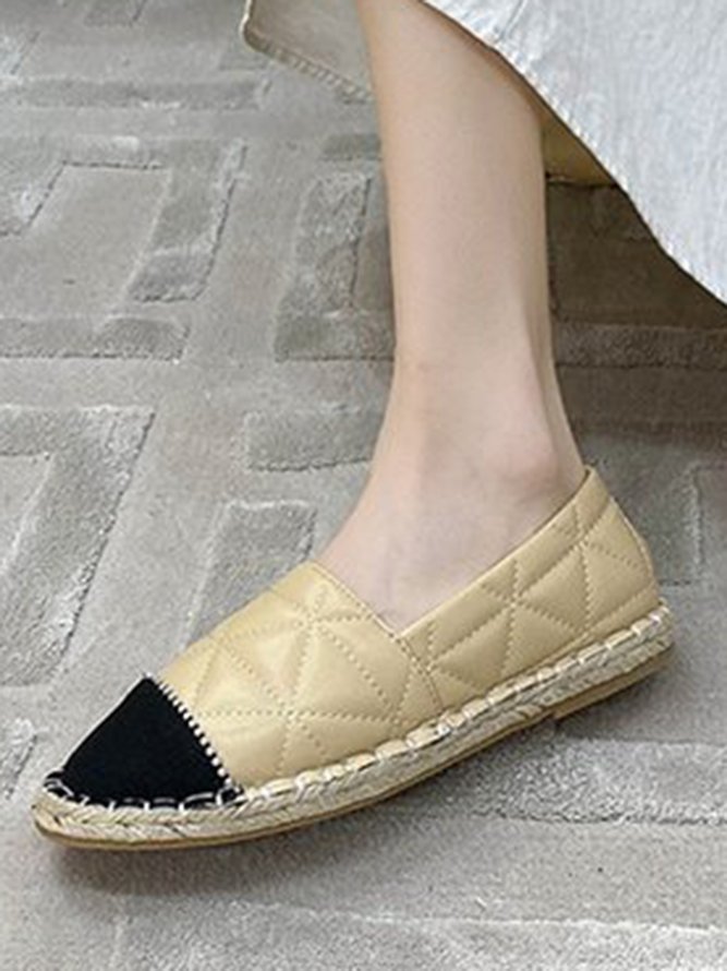 Pearl Beaded Panel Elegant Espadrilles