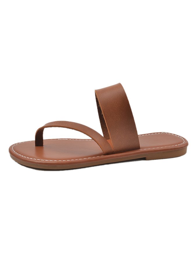 Irregular Toe Ring Summer Beach Sandals