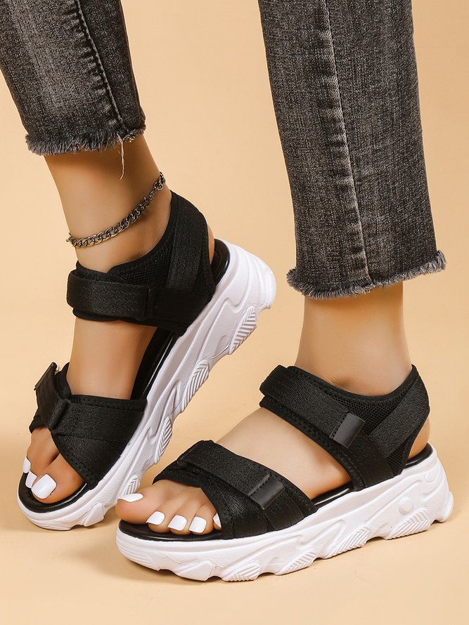 Breathable Hook-and-loop Fastener Sport Sandals