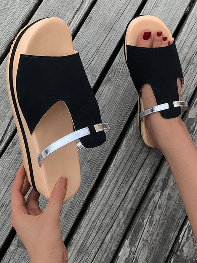 Casual Thick-soled Wedge Sandals