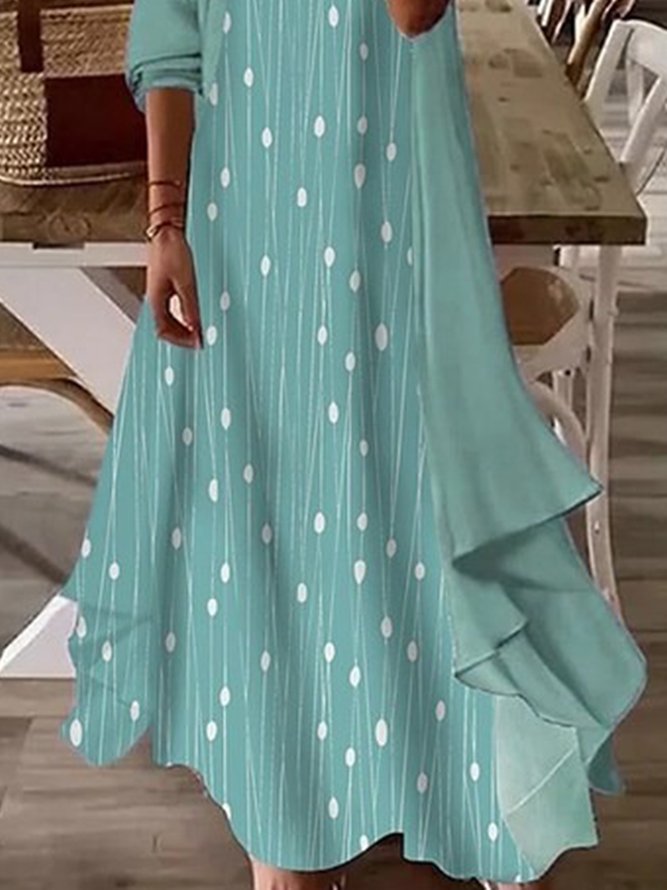 Polka Dots Casual Loose Two-Piece Set