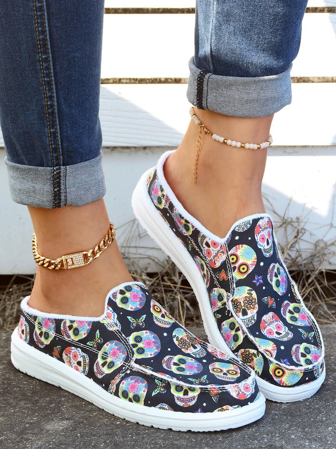 Women's Ethnic Printed Comfy Mules