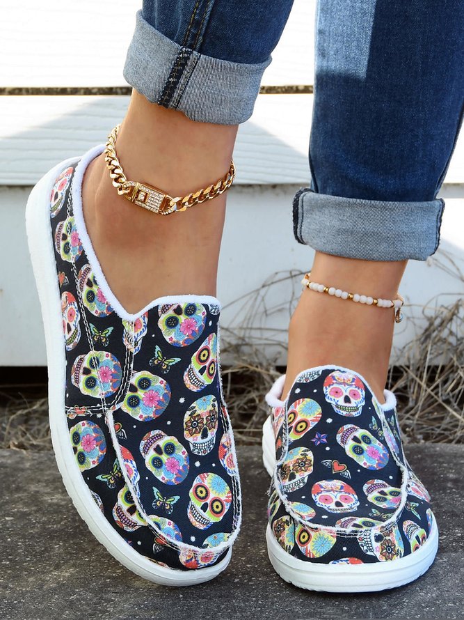 Women's Ethnic Printed Comfy Mules