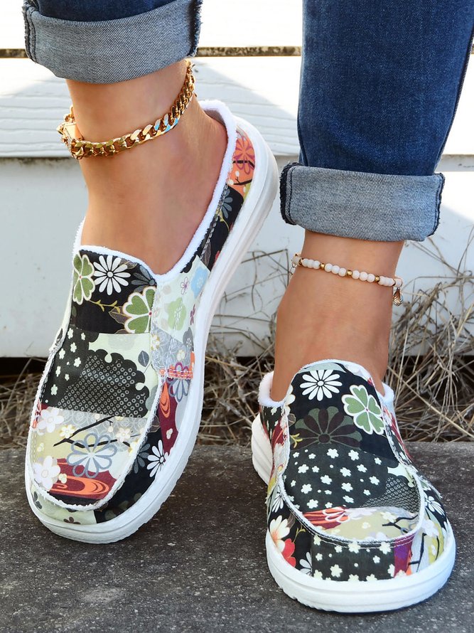 Women's Ethnic Printed Comfy Mules