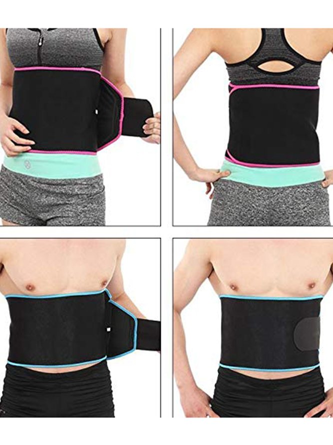 Yoga Running Body Shaping Belt Color Adjustable Fitness Belt Sweat-absorbing Breathable Sports Sweat-absorbing Belt Plastic Waist Warm Belt