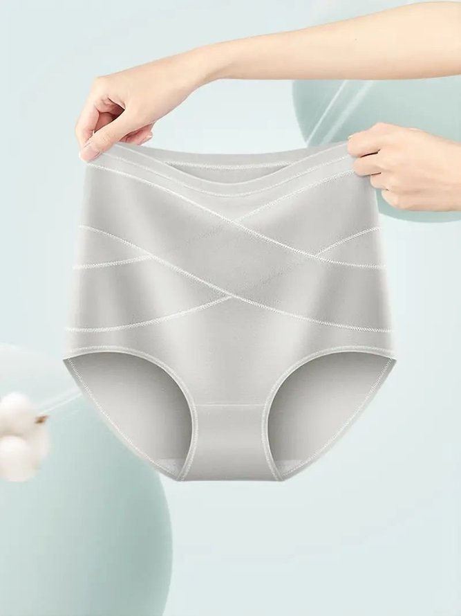 Comfortable Cotton Tummy Control High Waist Panty