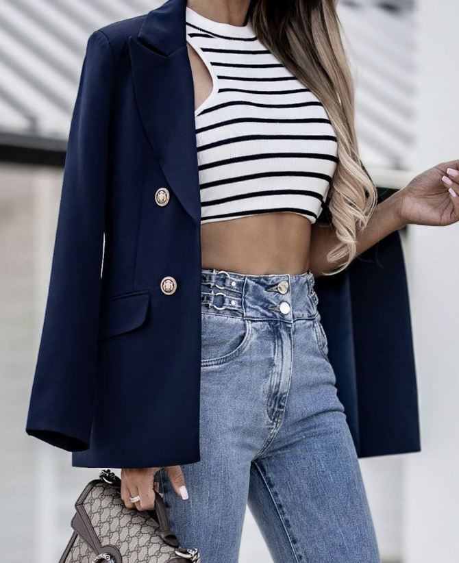Others Casual Plain Blazer