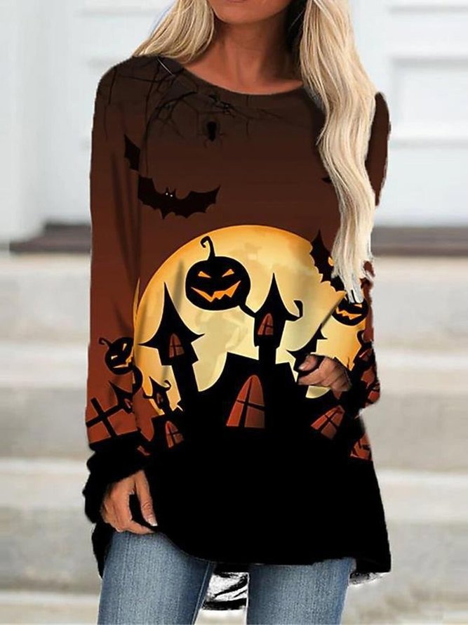 Halloween Loose Casual T-Shirt