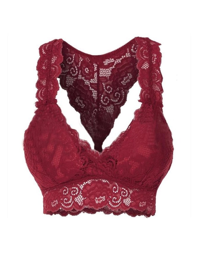 Women's Breathable Sexy Beautiful Back Lace Bra