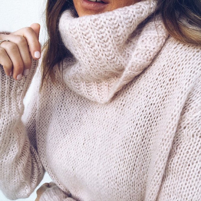 Yarn/Wool Yarn Casual Plain Sweater
