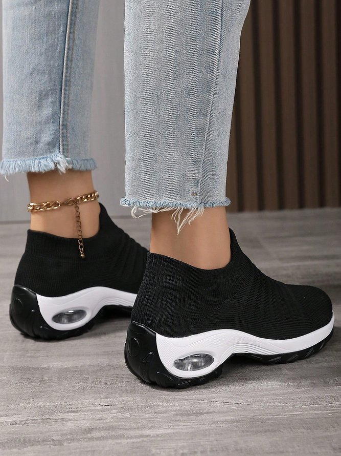 Women Minimalist Air Cushion Breathable Outdoor Slip On Sneakers