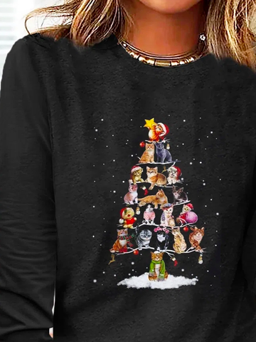 Plus size Christmas Casual T-Shirt