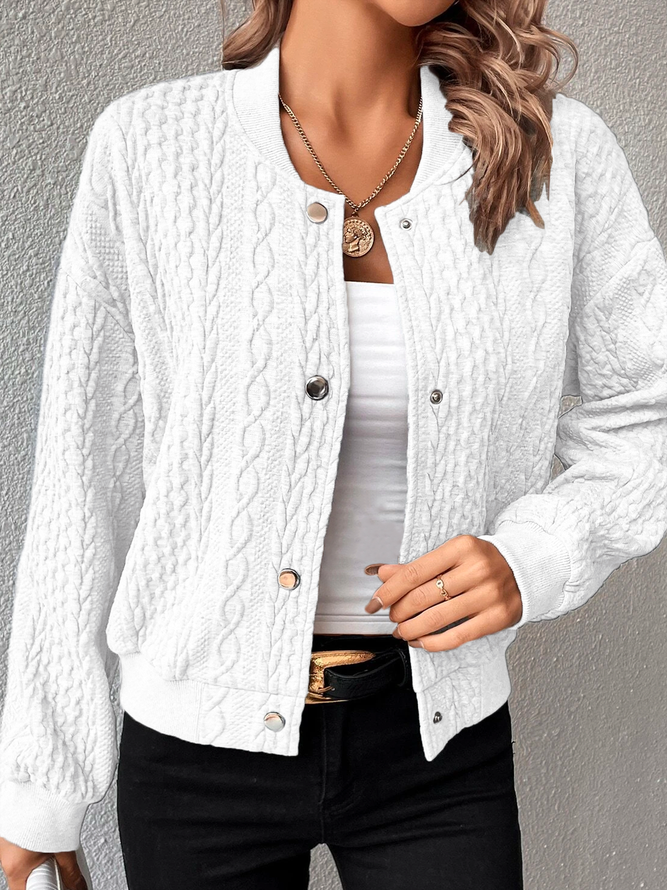 Stand Collar Loose Casual Jacket