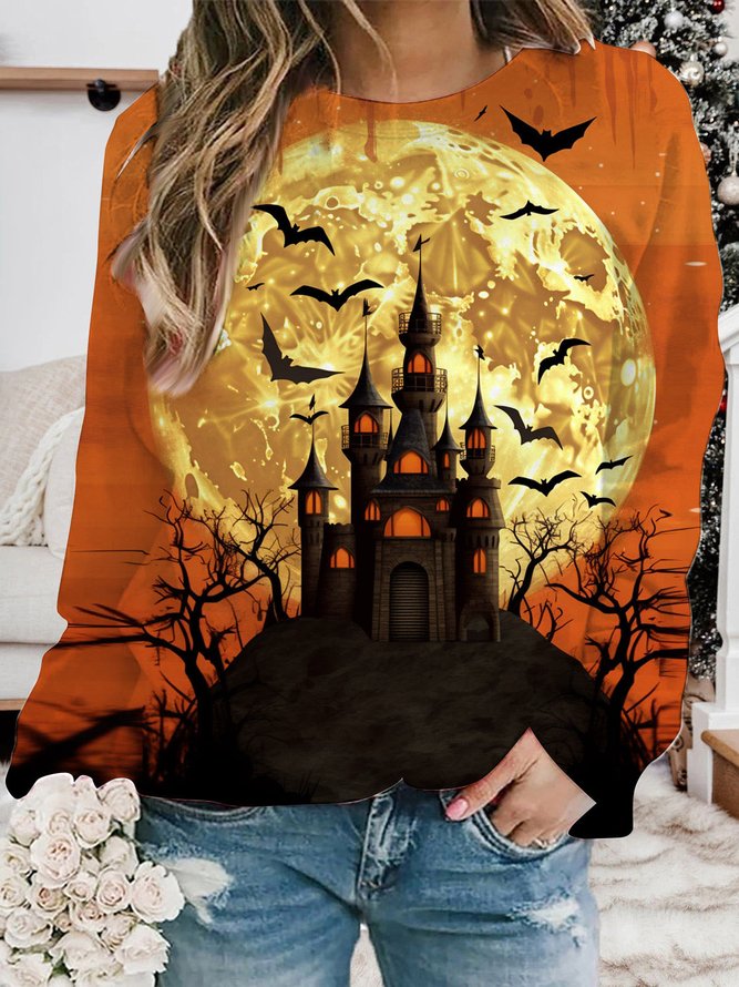 Halloween Loose Casual Sweatshirt
