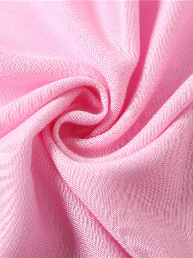 Women Minimalist Fringe Warmth Scarf