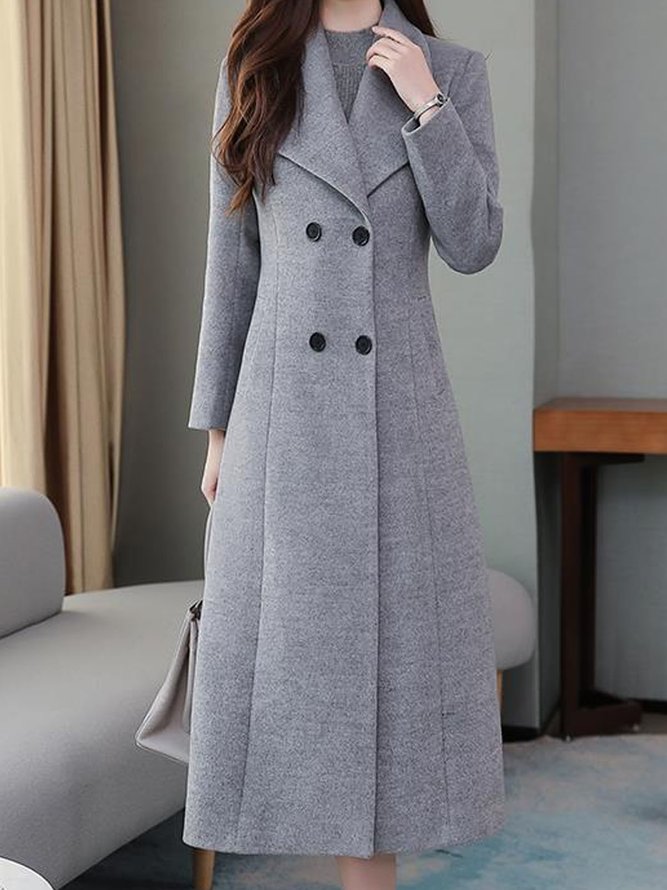Casual Woolen Loose Coat
