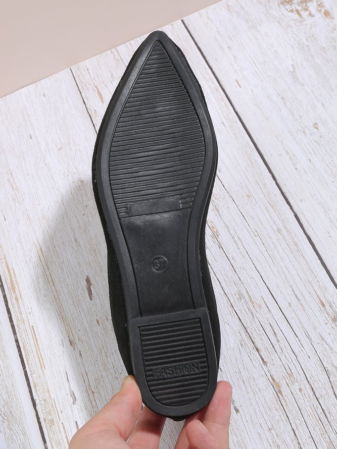 Rhinestone Irregular Fashion Shallow Shoes